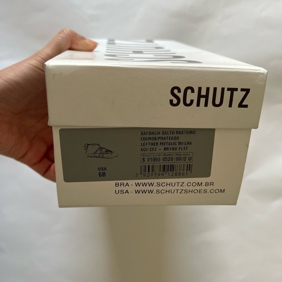 NEW SCHUTZ Brynd Lace-Up Sandal Bronze US 6 - Picture 2 of 3